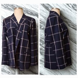 Leith Relaxed Windowpane Blazer